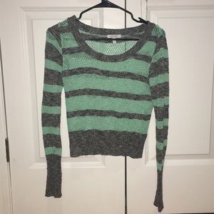 Delias Knitted Long Sleeved Cropped Sweater